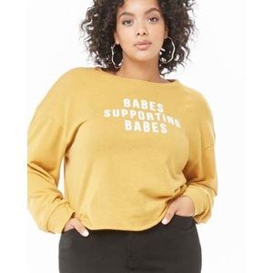 Forever 21 Babes Supporting Babes long sleeve